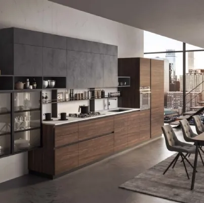 Cucina Moderna lineare Fly Evo 09 di Ar-Tre