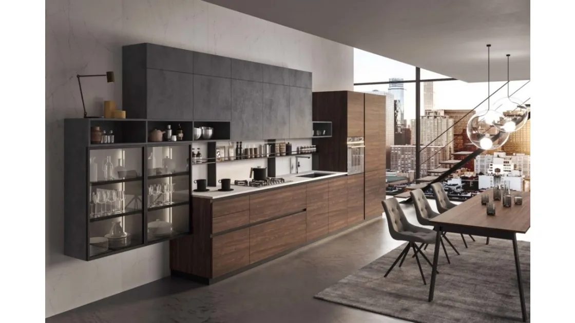 Cucina Moderna lineare Fly Evo 09 di Ar-Tre