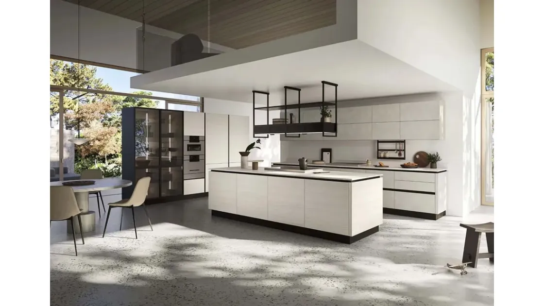 Cucina Moderna con isola Updesign 10 di Ar-Tre